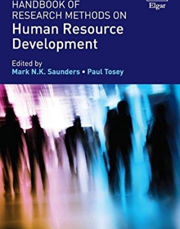Handbook of Research Methods on Human Resource Development (Handbooks of Research Methods in Management series)