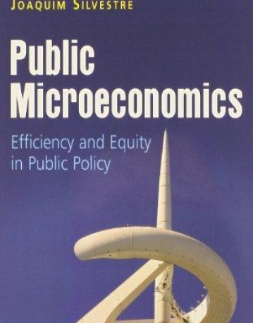 Public Microeconomics: Efficiency and Equity in Public Policy