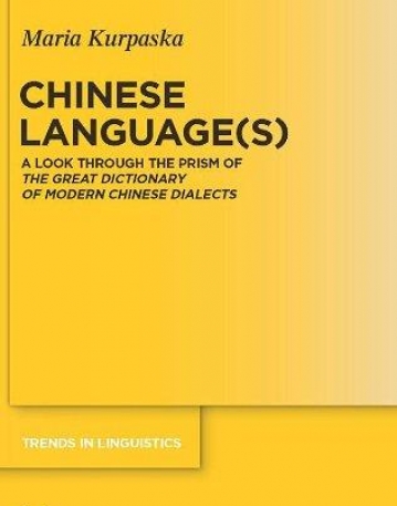 CHINESE LANGUAGES: A LOOK THROUGH THE PRISM OF THE GREA