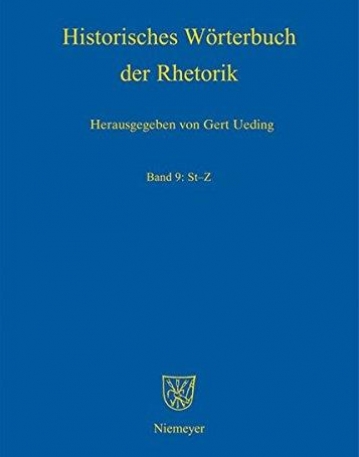 HISTORISCHES W?RTERBUCH DER RHETORIK  HWBR 9