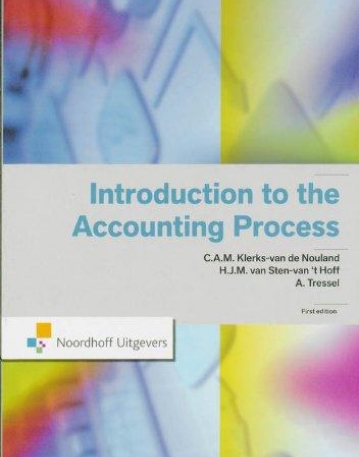 INTRODUCTION TO THE ACCOUNTING PROC