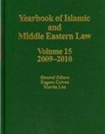 YEARBOOK OF ISLAMIC AND MIDDLE EASTERN LAW, VOLUME 15 (