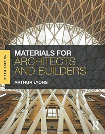 Materials for Architects and Builders