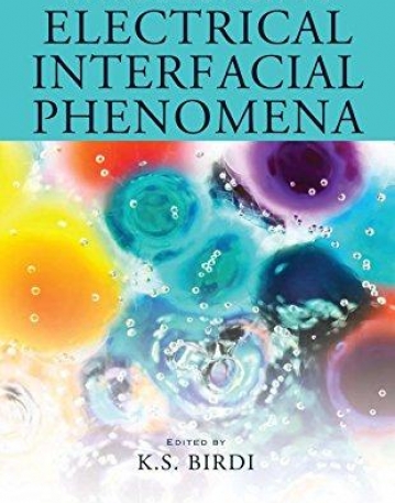 INTRODUCTION TO  ELECTRICAL INTERFACIAL PHENOMENA