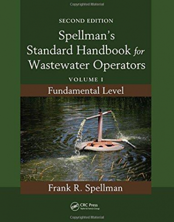 Spellman's Standard Handbook for Wastewater Operators V