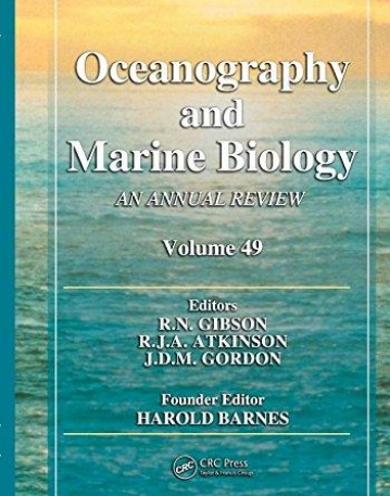OCEANOGRAPHY AND MARINE BIOLOGY, AN