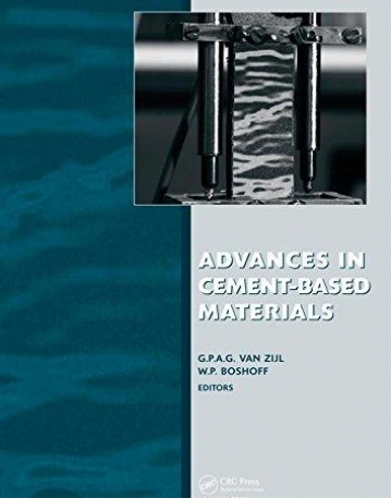 ADVANCES IN CEMENT-BASED MATERIALS