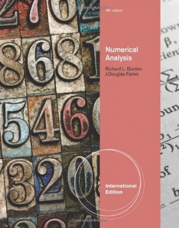 NUMERICAL ANALYSIS, INTERNATIONAL EDITION