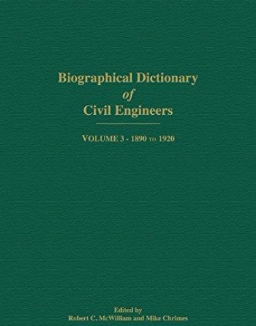 Biographical Dictionary of Civil Engineers in Great Britain and Ireland: 1890-1920