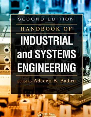 Handbook of Industrial and Systems Engineering, Second Edition (Industrial Innovation Series)