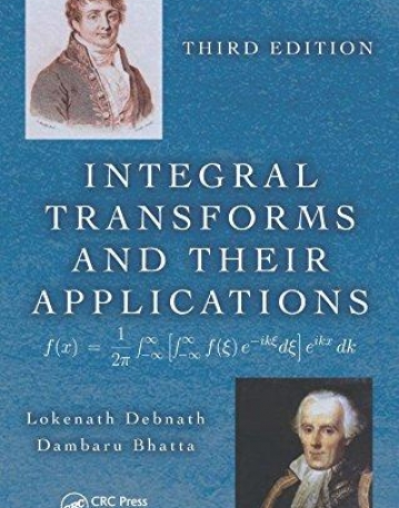 Integral Transforms and Their Applications, Third Edition