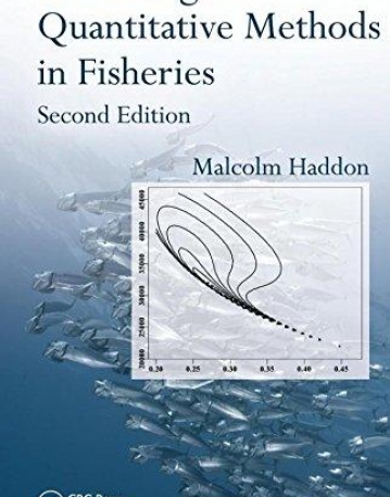 MODELLING AND QUANTITATIVE METHODS IN FISHERIES, SECOND EDITION