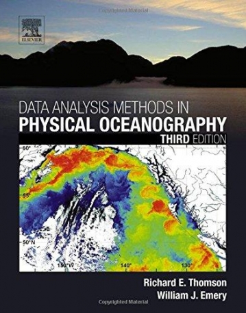 Data Analysis Methods in Physical Oceanography