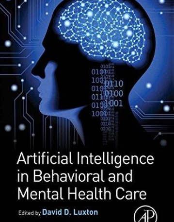 Artificial Intelligence in Behavioral and Mental Health Care