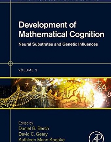 Development of Mathematical Cognition,2