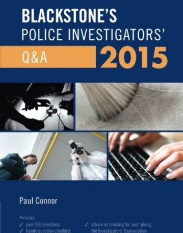 Blackstone's Police Investigators' Q&A 2015