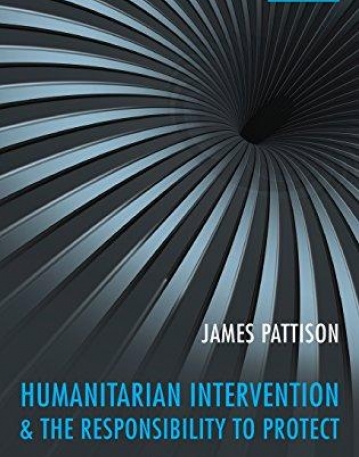 Humanitarian Intervention And The Responsibility T