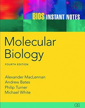 Bios Instant Notes In Molecular Biology, 4/e