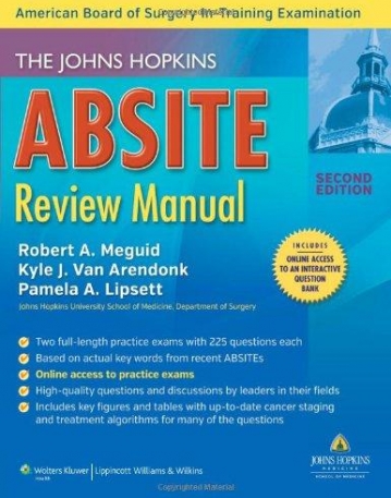 The Johns Hopkins ABSITE Review Manual