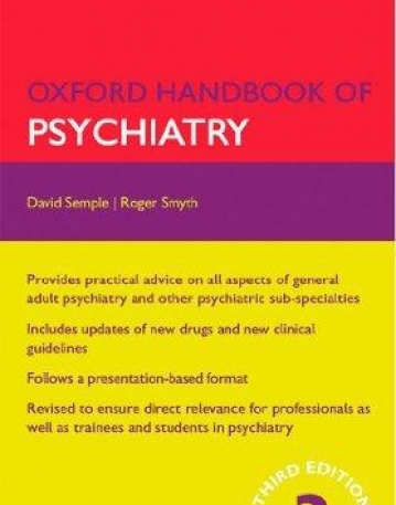 Oxford Handbook of Psychiatry