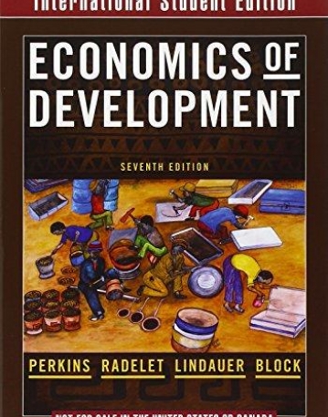 Economics of Development, 7/e
