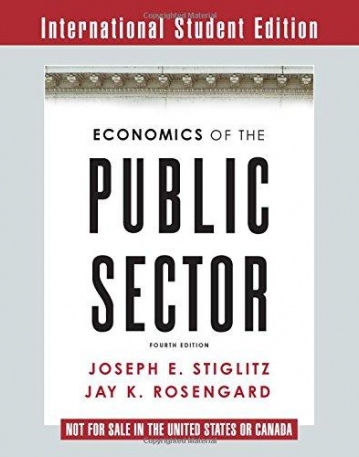 Economics of the Public Sector, 4/e