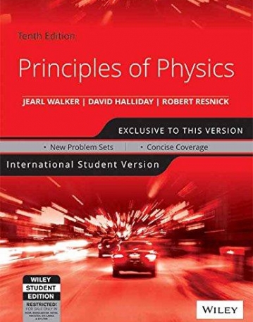 Principles of Physics, 10/e
