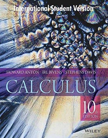Calculus, 10/e