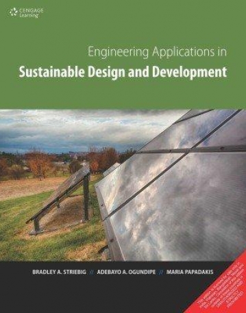 Engineering Applications In Sustainable Design
 and Development