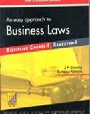Easy Approach to Business Laws, 2/e