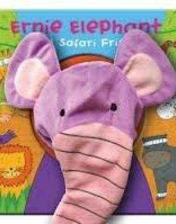 LARGE HAND PUPPET BOOK - ERNIE ELEPHANT