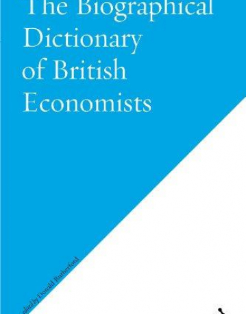 Biographical Dictionary of British Economists < (2vols) #