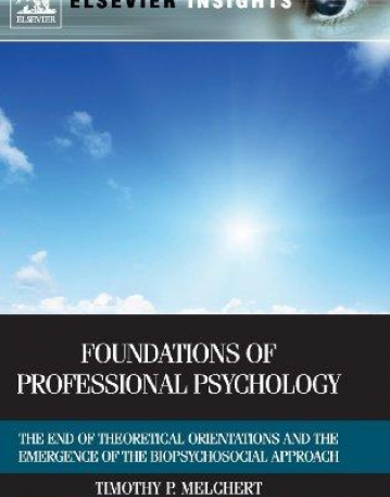 ELS., Foundations of Professional Psychology,