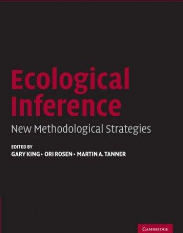 ECOLOGICAL INFERENCE, new methodological
