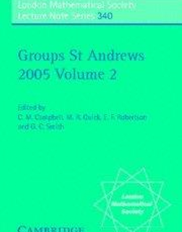 GROUPS ST ANDREWS 2005 VOL 2