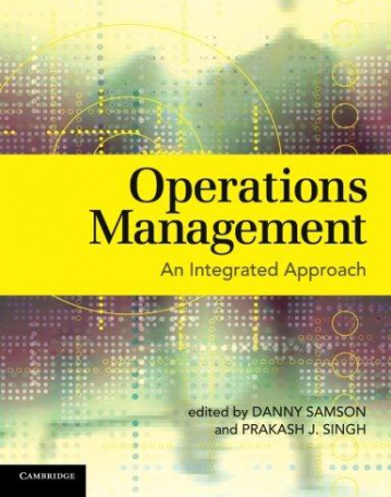 OPERATION MANAGEMENT, an integrated approach