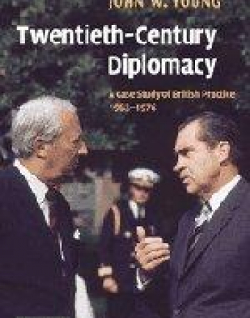 Twentieth-Century Diplomacy (HB)