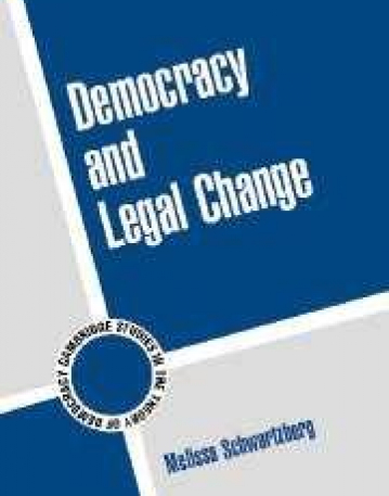 DEMOCRACY & LEGAL CHANGE