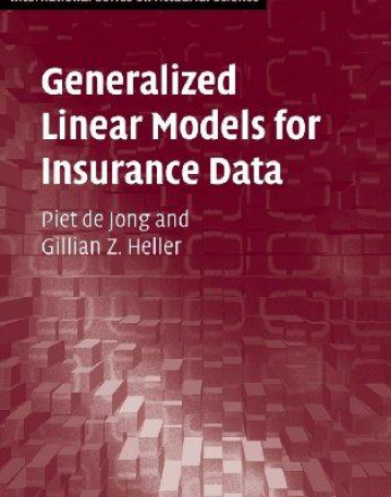 GENERALIZED LINEAR MODELS FOR INSURANCE DATA