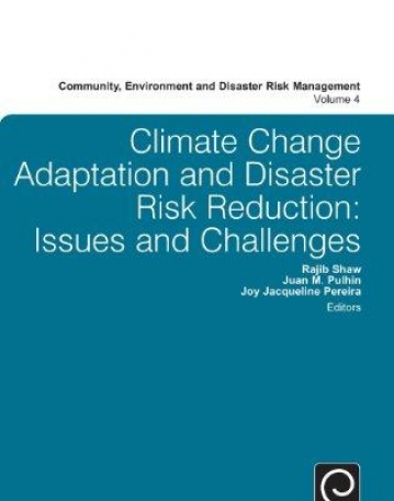 EM., Climate Change Adaptation and Disaster Risk Reduct