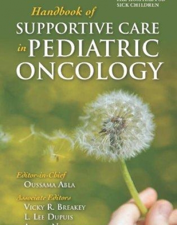 HSK Handbook of Supportive Care in Pediatric Oncology