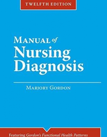 Manual of Nursing Diagnosis 12E