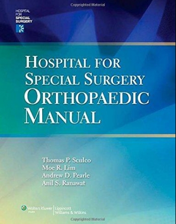 Hospital for Special Surgery Orthopaedics Manual