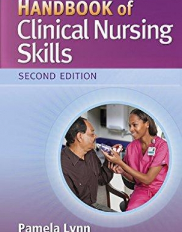 Taylor's Handbook of Clinical Nursing Skills, 2