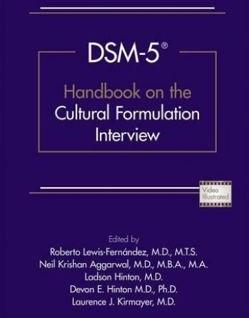 DSM-5آ® Handbook on the Cultural Formulation Interview