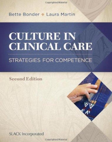 CULTURE IN CLINICAL CARE, 2ND ED