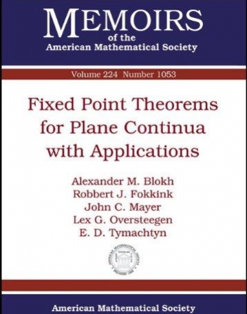 FIXED POINT THEOREMS FOR PLANE CONTINUA WITH APPLICATIONS (MEMO/224/1053)