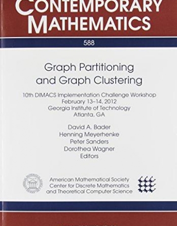 GRAPH PARTITIONING AND GRAPH CLUSTERING (CONM/588)