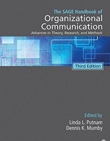The SAGE Handbook of Organizational Communication: Third Edition