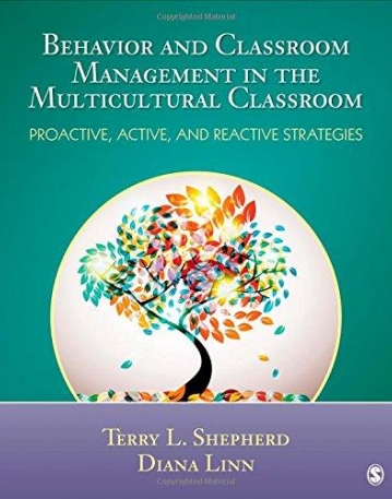 Behavior and Classroom Management in the Multicultural Classroom